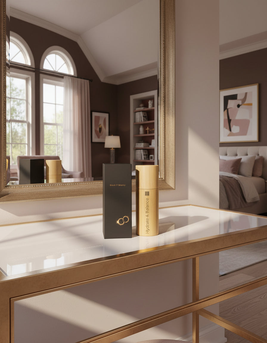 Bamboo Body Oil Roll On By Black P Beauty skincare product 