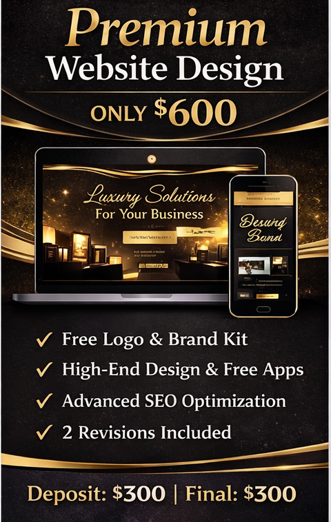Three promotional banners for Pretty Pearl's Creative Design website design services with pricing and features.